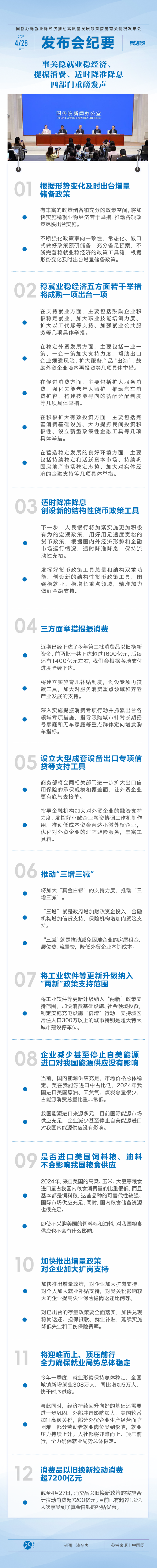 鑫东财配资 发布会纪要丨事关稳就业稳经济、 提振消费、适时降准降息 四部门重磅发声